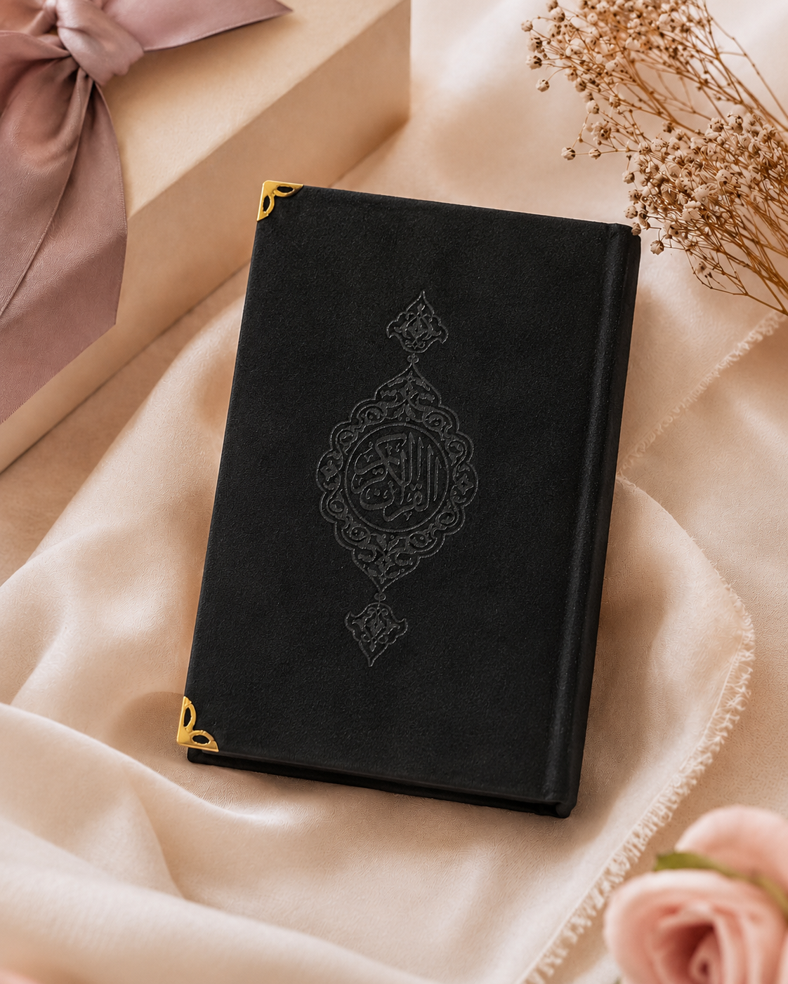 Suede luxe Koran - Zwart